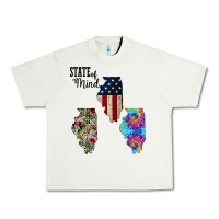 Pistachio Im in a Fishing State of Mind Illinois Urban Heavy Tee - Bettercallsaul