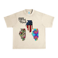 Sandshell Im in a Fishing State of Mind Illinois Urban Heavy Tee - Bettercallsaul