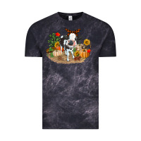 Cloud Black Fall baby cow Vintage Tee - RanaPortraitStore