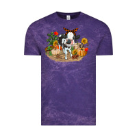 Cloud Purple Fall baby cow Vintage Tee - RanaPortraitStore