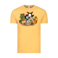 Vintage Mustard Fall baby cow Vintage Tee - RanaPortraitStore