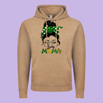 Lucky Mama Vintage Hoodie Designed By Bettercallsaul