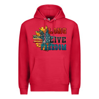 Cardinal Long live freedom Premium Hoodie - FaDigitalArtStudio