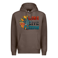 Coffee Long live freedom Premium Hoodie - FaDigitalArtStudio
