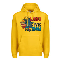 Lemon Long live freedom Premium Hoodie - FaDigitalArtStudio