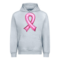Heather Grey Balloon cancer ribbon Urban Hoodie - Artiststas