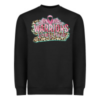 Black warriors wear pink breast cancer Heavyweight Sweatshirt - CowGirlArtShop