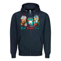 Navy Best Dentist Ever Dentist Coffee Cups Zipper Hoodie - FaDigitalArtStudio
