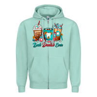 Seafoam Best Dentist Ever Dentist Coffee Cups Zipper Hoodie - FaDigitalArtStudio