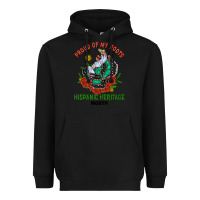 Black traditional lady hispanic heritage month Heavyweight Hoodie - BundleAndBundleShop