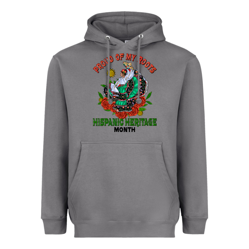 Traditional Lady Hispanic Heritage Month Heavyweight Hoodie by BundleAndBundleShop | Teevron
