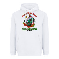White traditional lady hispanic heritage month Heavyweight Hoodie - BundleAndBundleShop