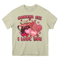 Mossy concha see te amo  i love you Heavy Core Tee - MaliasSmallBusiness
