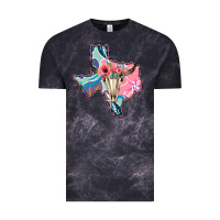 Cloud Black Texas Boho Bull Skull Vintage Tee - Bettercallsaul