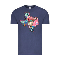 Vintage Denim Texas Boho Bull Skull Vintage Tee - Bettercallsaul