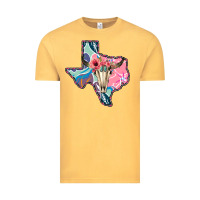 Texas Boho Bull Skull Vintage Tee | Teevron