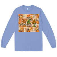 Colony Blue Fall with Gnomes Long Sleeve Tee - texasbilliewilder