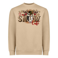 Mushroom im snow cute Heavyweight Sweatshirt - CowGirlArtShop