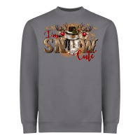 Storm im snow cute Heavyweight Sweatshirt - CowGirlArtShop