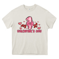 Cream my first valentines day Heavy Core Tee - MaliasSmallBusiness