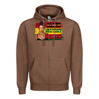 Chestnut black history month black girl Zipper Hoodie - FaDigitalArtStudio