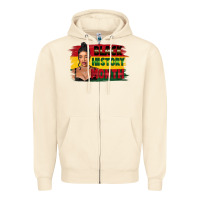 Sandshell black history month black girl Zipper Hoodie - FaDigitalArtStudio
