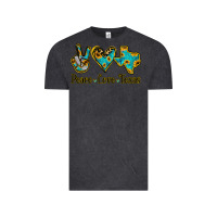 Vintage Black Peace Love Texas Vintage Tee - Bettercallsaul
