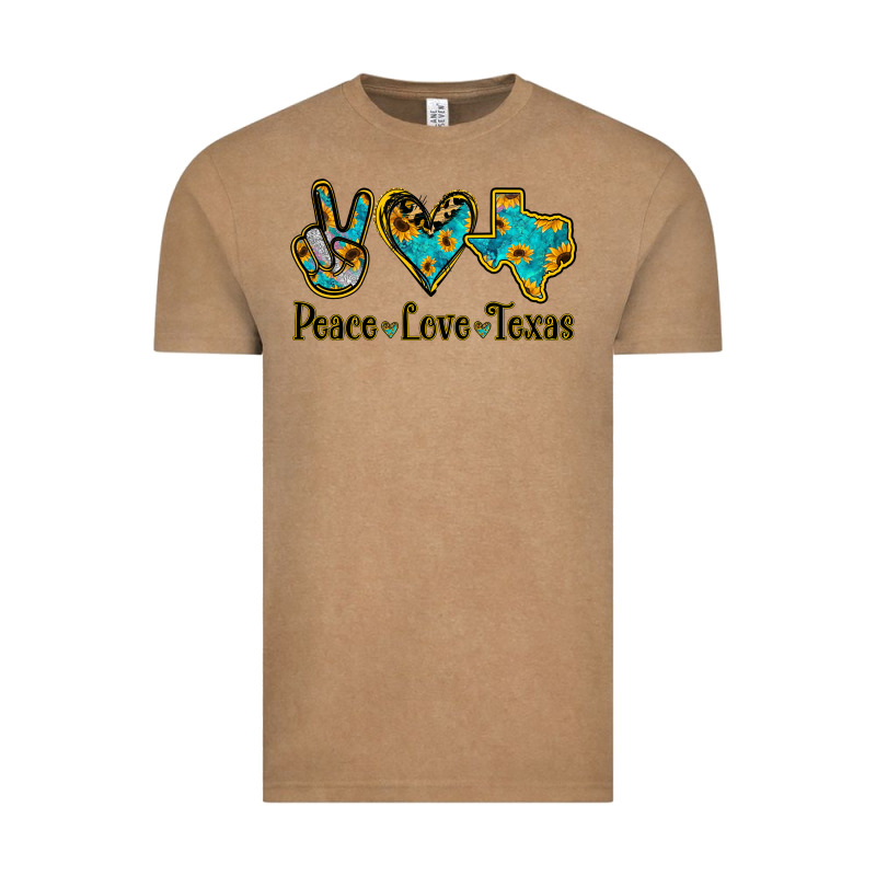 Peace Love Texas Vintage Tee by Bettercallsaul | Teevron