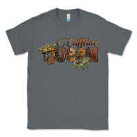 Charcoal Heather caffeine queen Classic Tee - BarkalooDesign