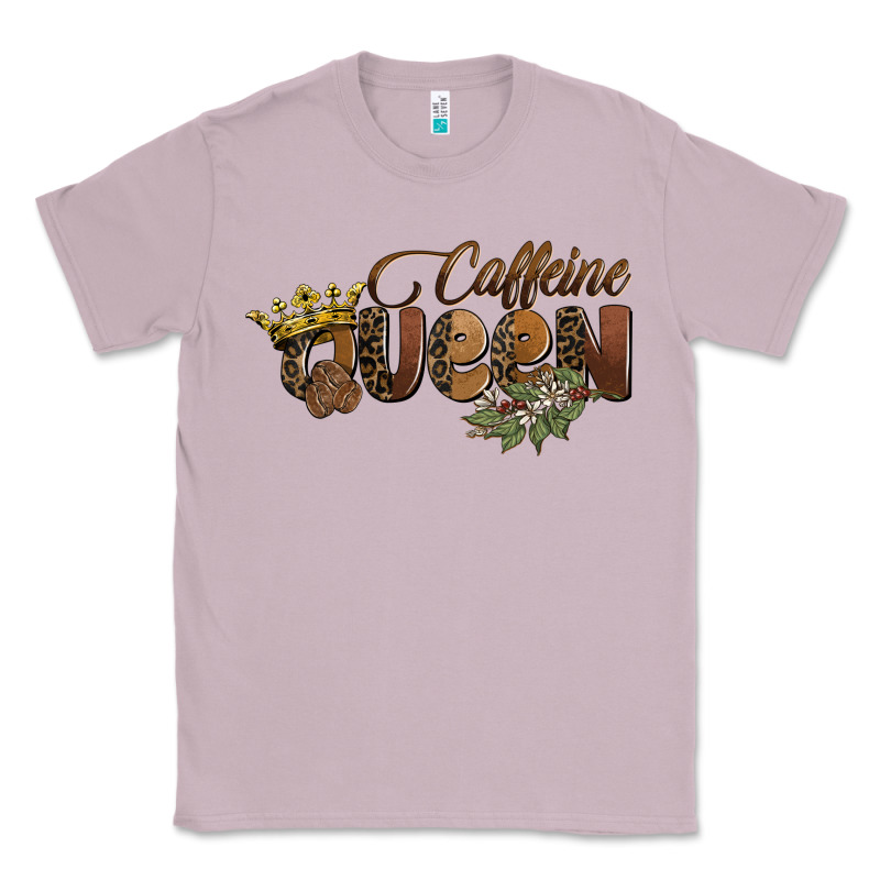 Caffeine Queen Classic Tee by BarkalooDesign | Teevron