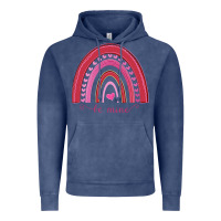 Vintage Denim Valentines Day Rainbow Vintage Hoodie - Bettercallsaul