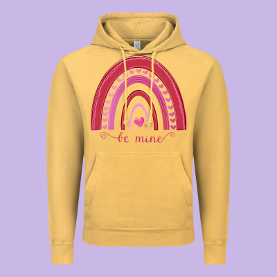 Valentines Day Rainbow Vintage Hoodie Designed By Bettercallsaul