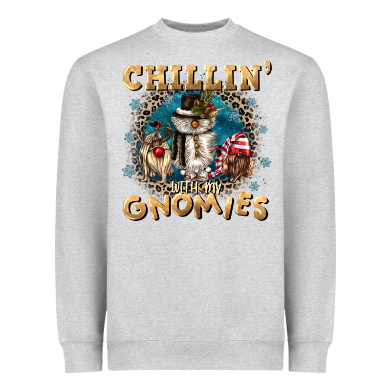 Chillin With My Gnomies Heavyweight Sweatshirt by CowGirlArtShop | Teevron