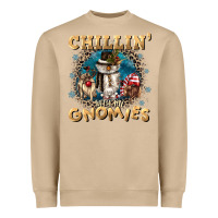 Mushroom chillin with my gnomies Heavyweight Sweatshirt - CowGirlArtShop