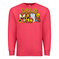 Cardinal Softball Mama Premium Sweatshirt - CowhideDigitalArt