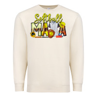 Sandshell Softball Mama Premium Sweatshirt - CowhideDigitalArt