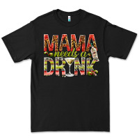 Black mama needs a drink Premium Tee - NancyCooperArtShop