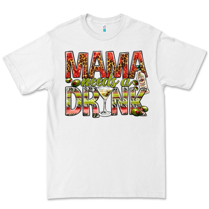 Mama Needs A Drink Premium Tee by NancyCooperArtShop | Teevron