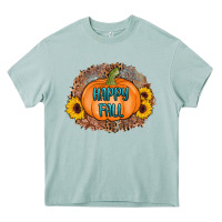 Happy Fall Heavy Core Tee | Teevron
