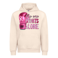 Sandshell Breast cancer no one fights alone boxing Urban Hoodie - Artiststas