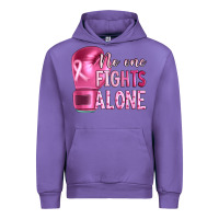 Tulip Breast cancer no one fights alone boxing Urban Hoodie - Artiststas