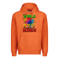 Carrot The world needs all kinds of minds Premium Hoodie - FaDigitalArtStudio