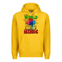 Lemon The world needs all kinds of minds Premium Hoodie - FaDigitalArtStudio