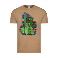 Vintage Coffee Western Serape Cactus Vintage Tee - Bettercallsaul