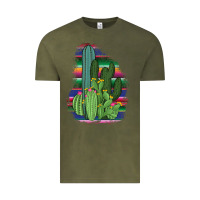 Vintage Olive Western Serape Cactus Vintage Tee - Bettercallsaul