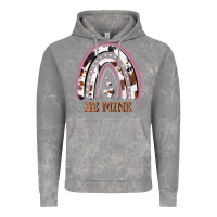 Cloud Rock Valentines Day Rainbow, Valentines Day Rainbow Cowhide, Vintage Hoodie - Bettercallsaul