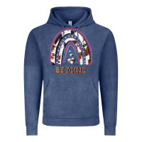 Vintage Denim Valentines Day Rainbow, Valentines Day Rainbow Cowhide, Vintage Hoodie - Bettercallsaul
