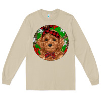 Mushroom Christmas Toy Poodle Long Sleeve Tee - RanaPortraitStore