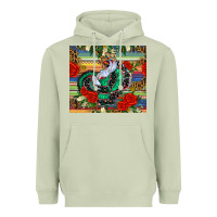 Matcha flamenco dancer tumbler Heavyweight Hoodie - BundleAndBundleShop