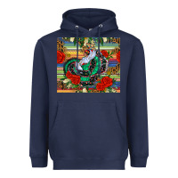 Navy flamenco dancer tumbler Heavyweight Hoodie - BundleAndBundleShop